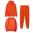 thumbnail image 1 of Timegard Ensemble 3 Pcs pour Femmes Sweat à Capuche Manches Longues avec Poche Pull Col Rond Bas Resserré Ensembles Pantalons, 1 of 5