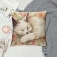 thumbnail image 2 of Nawypu  Easter Bunny Throw Pillow Cover,  Rabbit Flowers Cushion Case Decoration for Sofa Couch, 2 of 5