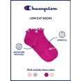 thumbnail image 5 of Champion Girls Lightweight Performance+ Kid Ruffle Low Cut Socks, 10 Pack, Sizes S–L, 5 of 5