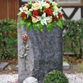 thumbnail image 5 of Aoyunhp Cemetery Flower Saddle,Artificial Cemetery Saddle,Grave Flowers for Cemetery,Outdoor Tombstone Memorial Decorations,Memorial Arrangement Decor for Cemetery Top Ornament, 5 of 5