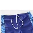 thumbnail image 4 of Bellafa Toddler Boys Swimsuit Set Boys' Rash Guard Swimwear Kids UPF 50+ Two Piece Bathing Suit With Swim Trunk and Hat 3-8 Years, 4 of 7