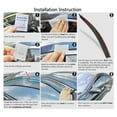 thumbnail image 7 of KAIHUIXING for Toyota for Tundra 2000-2006 Extended Cab Acrylic 4pcs Window Visors Vent Rain Guard, 7 of 7
