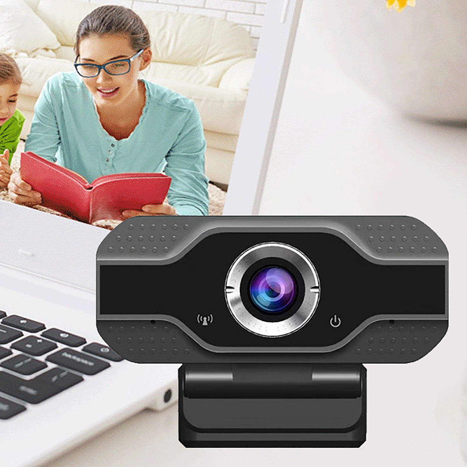 Web Camera HD 1080P USB Computer Webcam with Built In Microphone Plug and Play PC Laptop Desktop Camera for Online Teaching Video Calling Conferencing Streaming Recording