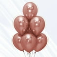 thumbnail image 5 of Kit de arco de guirnalda de globos FloreceBien, globos cromados de oro rosa para decoración de globos de fiesta de bodas y cumpleaños, 5 of 5