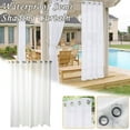 thumbnail image 1 of Sentmoon Rideaux de Salon Rideaux et Draperies Rideau d'Ombrage de Patio Extérieur Panneau en Tissu Résistant aux Intempéries Écran d'Intimité pour Véranda Pergola Gazebo Pare-Soleil et Utilisation dans la Cour pour Chambre, 1 of 10