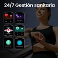 thumbnail image 3 of HAYLOU Watch 4 Reloj Inteligente 2025, GPS Independiente, para Hombre y Mujer, Smartwatch y Pantalla 1.93" HD, Bluetooth 5.3, Monitor de Salud con SPO₂ y Sueño, IP68, 120+ Modos Deportivos, Negro, 3 of 5