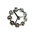 thumbnail image 3 of ZLight Drum Cymbals Hi Hat Tambourine Bells Instrument Durable Single Mountable Percussion Silver Single Silver 15.5cm, 3 of 6
