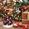 thumbnail image 6 of Bingfone New Year Flamingo for Kids Christmas Hat Santa Hat for Boys Girls Teenager for Christmas New Year Xmas Festive Holiday Party Supplies Gifts, 6 of 6
