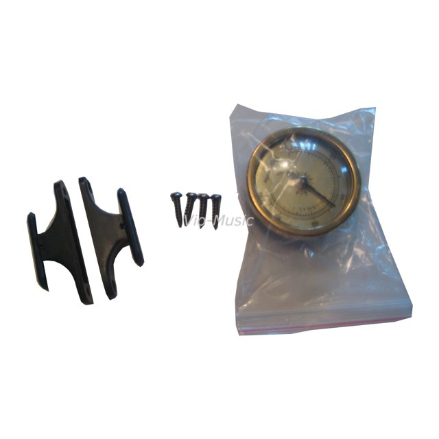 Hygrometer and Two Bow Holders & 4 Screws for Case