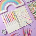 thumbnail image 4 of 36 Pcs Rainbow Gel Pens Color Changing Glitter Neon Gel Pens Rainbow Pens for Adult Coloring Book, 4 of 5