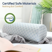 Nestl Memory Foam Cervical Neck Pillow, Neck Roll With Cooling Cover