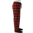 thumbnail image 2 of Pijamas de Franela a Cuadros de Algodón, Pantalón Largo Con Bolsillos, Para Hombre Corte Recto, 2 of 8