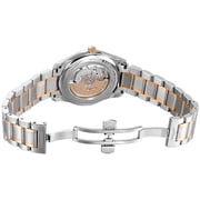 Longines Master Collection Automatic Stainless Steel and Rose Gold Silver Dial Day-Date Mens Watch L2.755.5.79.7
