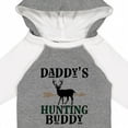thumbnail image 4 of Inktastic Daddy Hunting Buddy Bow Hunter Boys Long Sleeve Baby Bodysuit, 4 of 5