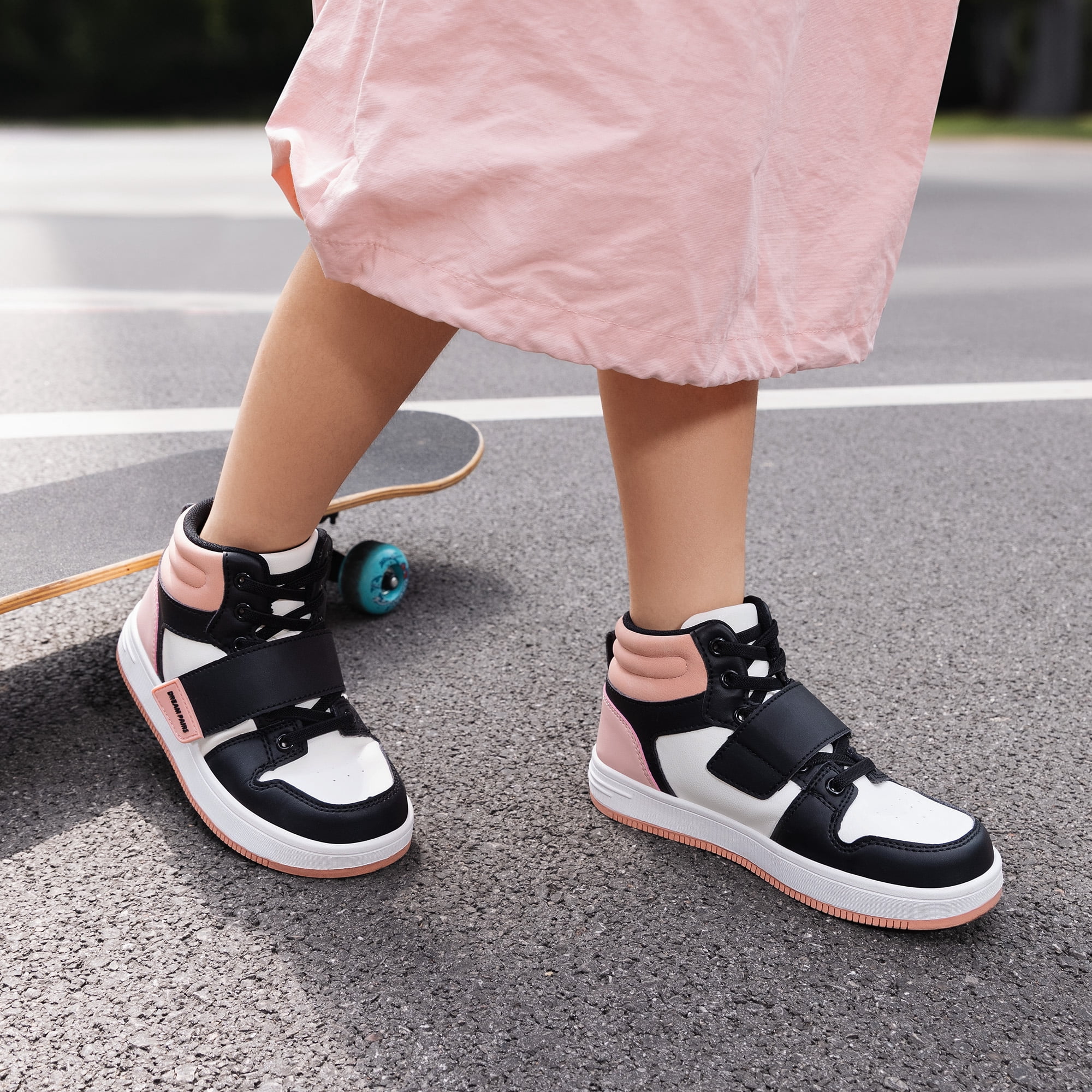 Dream Pairs Kids Boys & Girls Fashion High Top Sneaker Youth Fashion Basketball Shoes