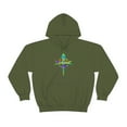 thumbnail image 2 of Multi-Color Cross Hoodie, 2 of 9