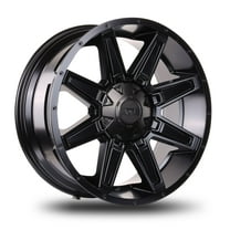 20x9 Mudder Trucker MT404 Deviant Black 5x139.7 5x5.5 5x150 ET18 Wheel Rim