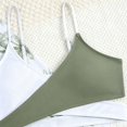 thumbnail image 6 of Ymyiu Baby Girl Bathing Suit Girls 3 Piece Bathing Suit Summer UPF 50+ Swimsuit with Shorts Beach Tankini Sets Size 7-8 Years (Dark Green,7-8 Years), 6 of 9