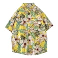 thumbnail image 4 of Hvogkswy Hawaiian Shirt for Men Trendy Print Short Sleeve Lapel Shirts Loose Casual Beach Vaction Button Up Shirt, Gifts for Men, 4 of 4