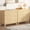 Natural Oak-29.5W, variant on FANRAL Rattan Large Nightstand,27.6"H Wood Tall Night Stand,Wide Modern 3 Drawers,Boho Bedside Table Narrow Side Table for Bedroom Living Room,Natural Oak