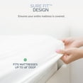 thumbnail image 5 of Luna Mattress Protector - Waterproof Mattress Cover w/ Absorbent Cotton Terry Surface, King, 5 of 7