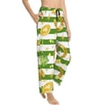 thumbnail image 2 of Balery Watercolor St Patrick Day print Women's Pajama Pants,Ultra Lightweight Pjs,Lounge Pant-Large, 2 of 9