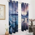 thumbnail image 2 of Glacier Blackout Curtains for Bedroom Curtains Insulated Room Darkening Window Drapes for Living Room, 2 of 7