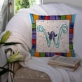 thumbnail image 3 of Carolines Treasures 8446-WPW1414 Beach and Seafood Decorative   Canvas Fabric Pillow 8446 14Hx14W multicolor, 3 of 4