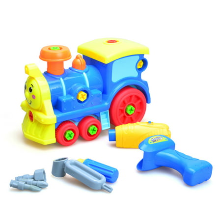 Take Apart Kids Educational Toy With Tools Construction Engineering Building Train Play Set Creative Fun Toys for (Best Reverse Engineering Tools)