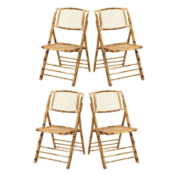 Bamboo Folding Chair - Set of 4 by Chivari