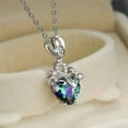thumbnail image 2 of Fashion Love Pendant Necklace Heart-shaped Zircon Women's, 2 of 2