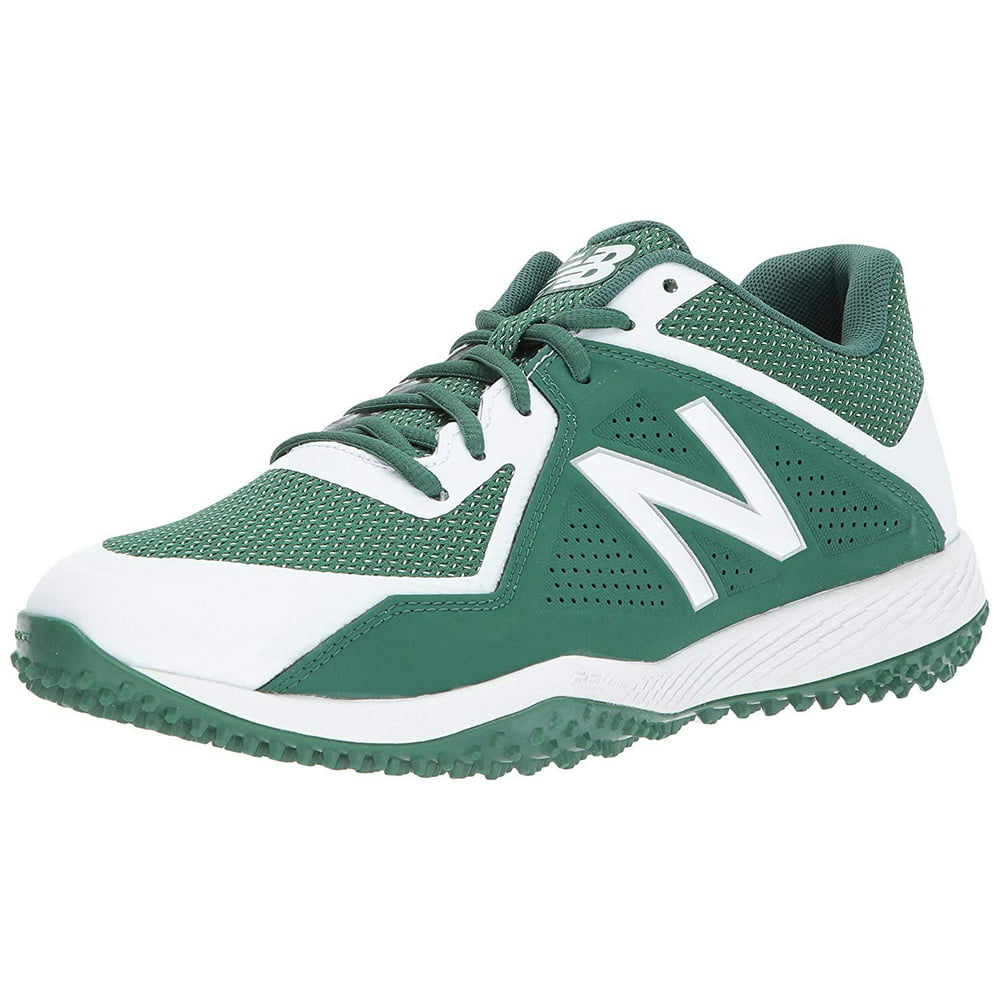 New Balance Men's T4040v4 Turf Baseball Shoe, Green/White, 11 D US ...