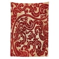thumbnail image 3 of Ambesonne Antique Tablecloth Rectangular Table Cover, Vector Thai Culture, 52"x70", Ruby, 3 of 4