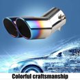 thumbnail image 4 of Pack1 Stainless Steel Exhaust Tip, Universal Car Exhaust Pipe Modification Tail Throat, 4 of 4