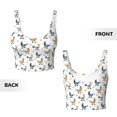 thumbnail image 5 of Lsque Farm Roosters Printed Women'S Sports Bra, Compression, Moisture Wicking, High-Impact Sports Bra For Women,Supportive sports bra-Large, 5 of 9