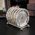 thumbnail image 2 of zhangmingg Gold Metal Display Rack Set with Elegant Stand for Home Bar Kitchen Coffee Desktop Organization, 2 of 6