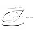 thumbnail image 4 of MasteelfCA Wall Mounted Soundbar Bracket Mount Wall Bracket Compatible for ECHO DOT 4, 4 of 7