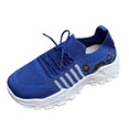 thumbnail image 3 of Chaussures de Marche Épaisses Léopard pour Femmes, Confortables, en Maille, Mousse à Mémoire, Entraînement, Tennis, Course, Espadrilles, 3 of 4