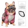 thumbnail image 3 of Balery Flower White Cow Sudadera con Capucha para Perros Pequeños – Ropa para Mascotas, Disfraz para Perros y Gatos, Ideal para Fiestas y Cosplay-XX-Large, 3 of 7