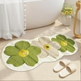 thumbnail image 6 of Carpet,Floral Wool Rug Plush Bedside Carpet Elegant Runner For Bedroom Living Room & Window Soft & Cozy Floor Mat, 6 of 6