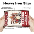thumbnail image 3 of 1 pc "Drummer Parking Only Violators Will Get Beat" Funny Drum Metal Tin Sign 12x8in/30x20cm for Garage Garden Signs Art Plaque Poster Wall Decor for Home Kitchen Bar Club Coffee Shop, 3 of 7