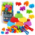 thumbnail image 1 of Juguetes De Contar Juego De Combinaciones Para Niños Con Tazones De Clasificación Aprendizaje Preescolar Actividades Educativas Juguetes Clasificación De Colores Y Juego Sensorial Juguetes Montessori, 1 of 5