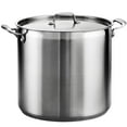 thumbnail image 3 of Tramontina Gourmet 24-Quart Tri-Ply Stainless Steel Stock Pot with Lid, Oven-Safe, Dishwasher Safe, 3 of 3