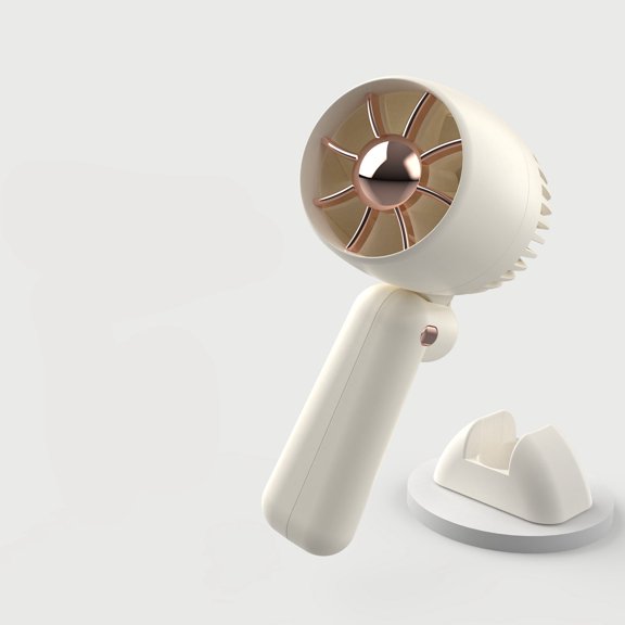 UttpKLBx Clearance Portable Air Conditioner Rechargeable Fan Mini Desktop Cold Fan Usb Rechargeable Fan Portable, for Home Office (White)