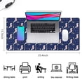 thumbnail image 5 of Long Mouse Pads for Desk,Dark Blue Cartoon Cat Unicorn (2) Desk Mats on Top Of Desks, Desk Mouse Pad Extra Large with 3mm Non-Slip Base and Stitched Edge for Gaming,Work,Home 35.4"x15.7", 5 of 5
