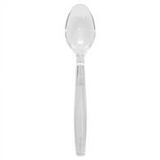 Karat PS Plastic Extra Heavy Weight Tea Spoons - Clear - 1,000 ct