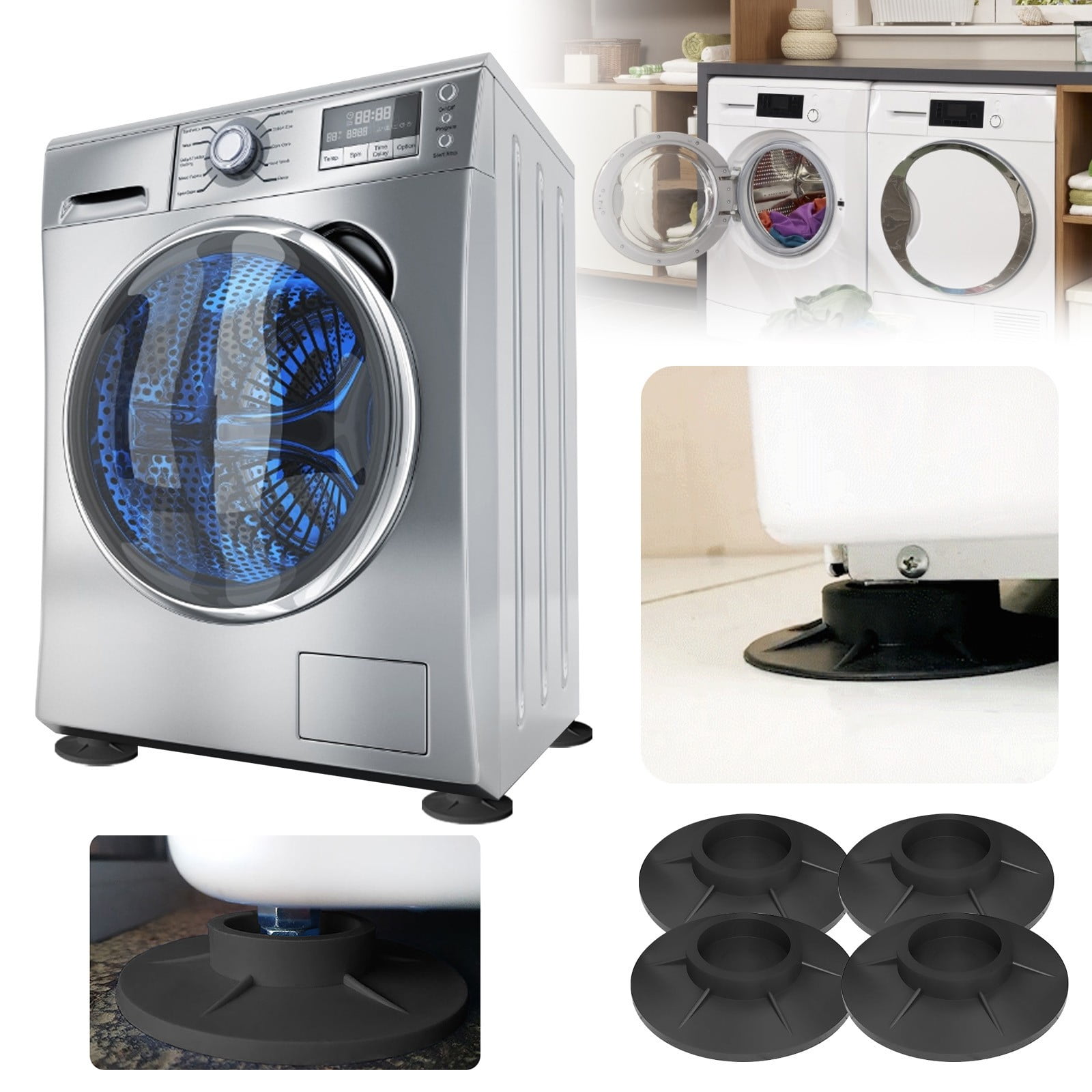 Details about   Durable Washing Machine Cover Waterproof Dustproof For Front Load Washer/Dryer 