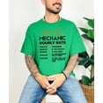 thumbnail image 2 of Mechanic Hourly Rate Shirt for Men Viral Sarcastic Price List Tee for Mechanics Vintage Green shirt Adult Medium, 2 of 5