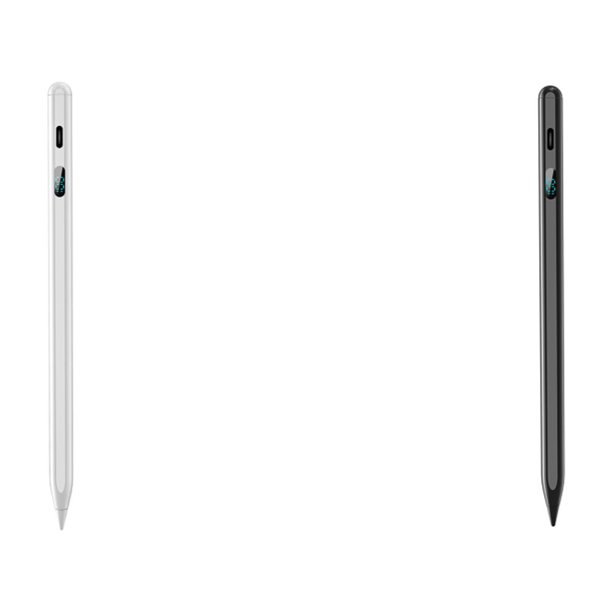 Lápiz óptico con sensibilidad a la inclinación táctil magnético para Apple iPad 2018-2024 () blanco