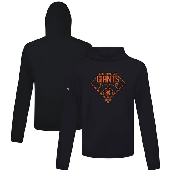 Men's Levelwear Black San Francisco Giants Anthem Home Field Pullover Hoodie